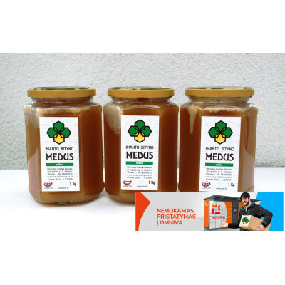 3Kg - Miško ir aviečių medus, gali turėti ir "lipčiaus" +Nemokamas pristatymas į Omniva paštomatą 3Kg - Miško ir aviečių medus, gali turėti ir "lipčiaus" +Nemokamas pristatymas į Omniva paštomatą